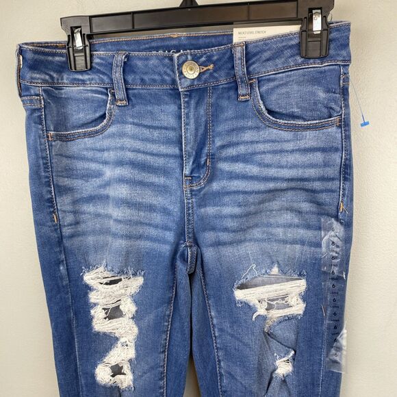 American eagle jeans women's 6 LONG | 28x30 next level stretch nwt jegging - Picture 2 of 16